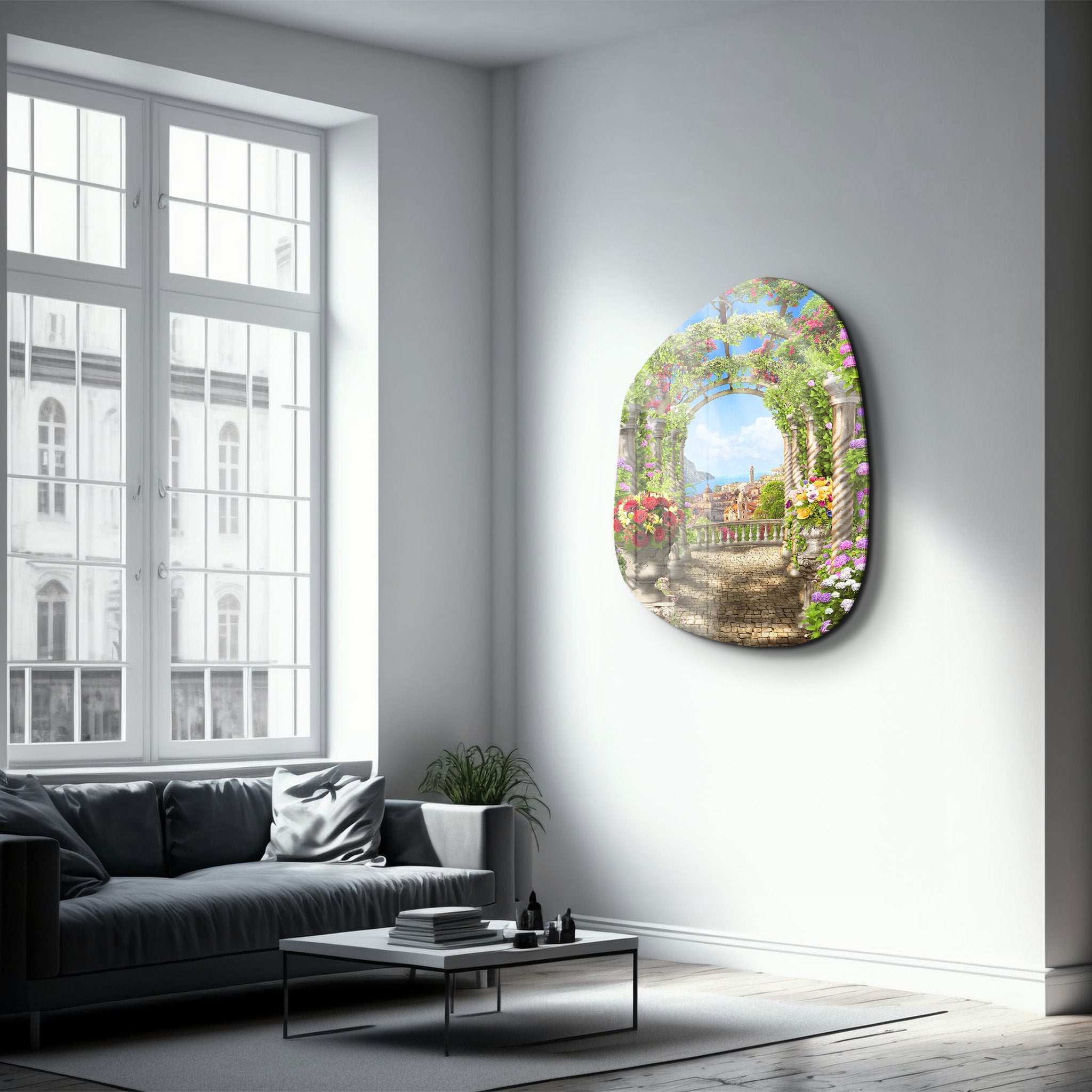 Garden Archway – Amorphous Glass Wall Art