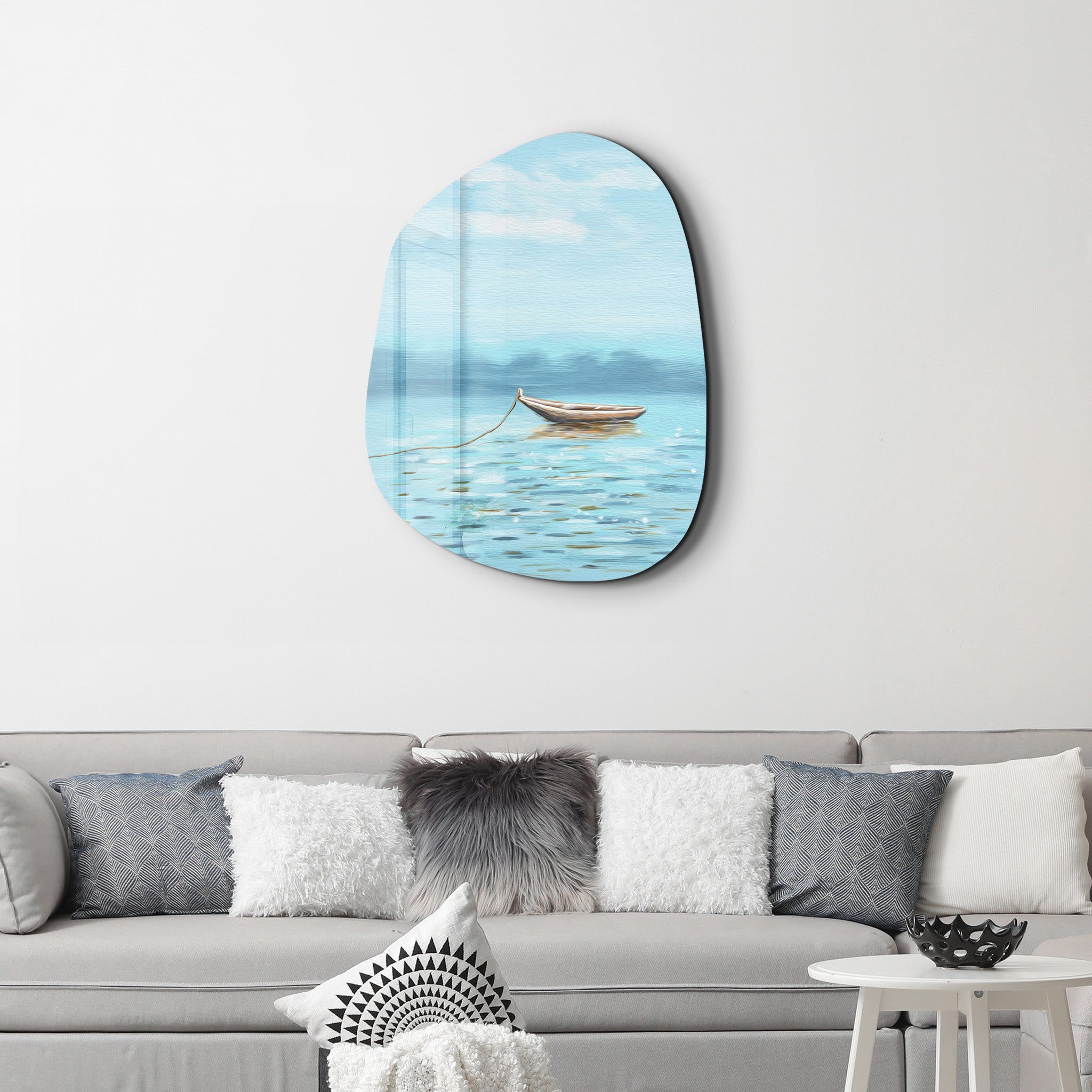 Still Waters – Amorphous Glass Wall Art