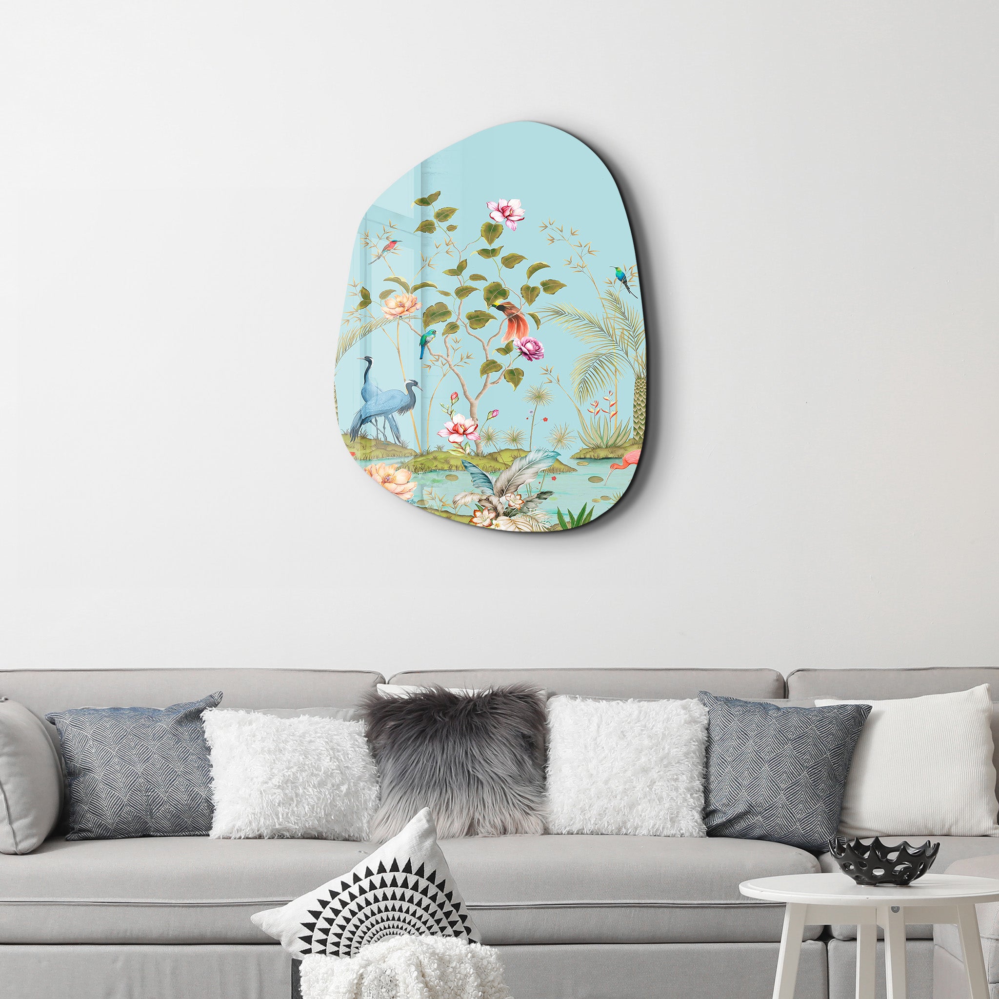 Tropical Eden – Amorphous Glass Wall Art