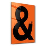 Just Chill V2 | Designers Collection Glass Wall Art