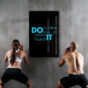 Don't Quit and Do It V2 | Motivational Glass Wall Art - Artdesigna