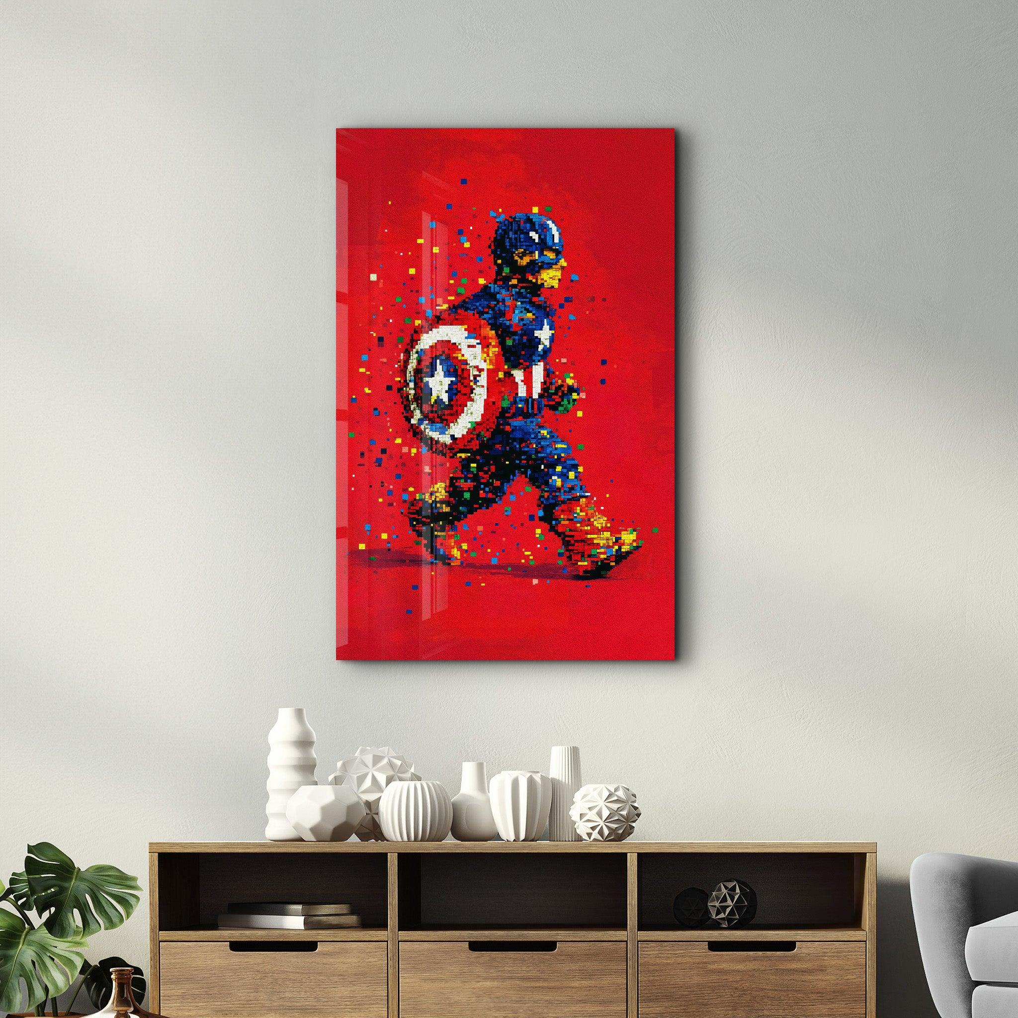 Pixel CPTN | Designers Collection Glass Wall Art