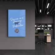 Success is a Journey | Motivational Collection Glass Wall Art