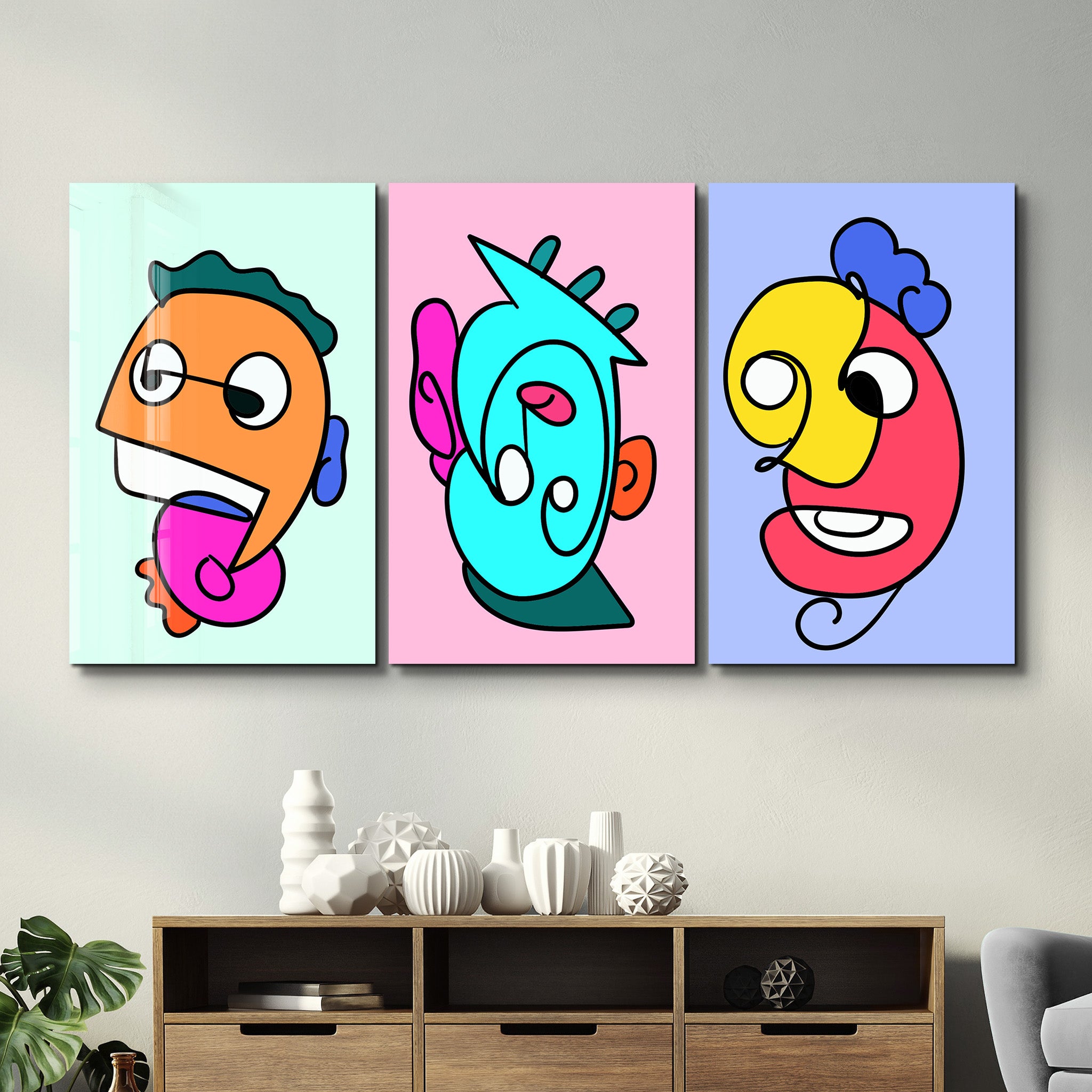 artdesigna-glass-wall-art-m-22-x14-x-3-pcs-cartoon-color-pop-faces-trio-glass-wall-art-65351533265277.jpg
