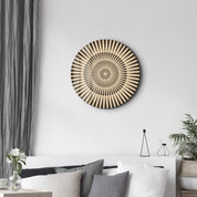 Desert Bloom - Round Glass Wall Art