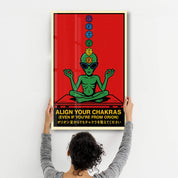 Align Your Chakras - Glass Wall Art