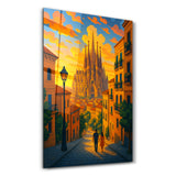 Barcelona Lights – Glass Wall Art by HMZ