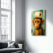 Bathroom Bandit – Glass Wall Art