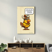 Cluck to Glory - Glass Wall Art