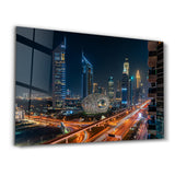 Dubai Skyline – Glasbild