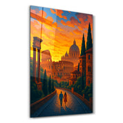 Eternal Stroll – Glass Wall Art by HMZ