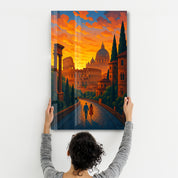 Eternal Stroll – Glass Wall Art by HMZ