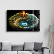 Forces of Balance - Glass Wall Art