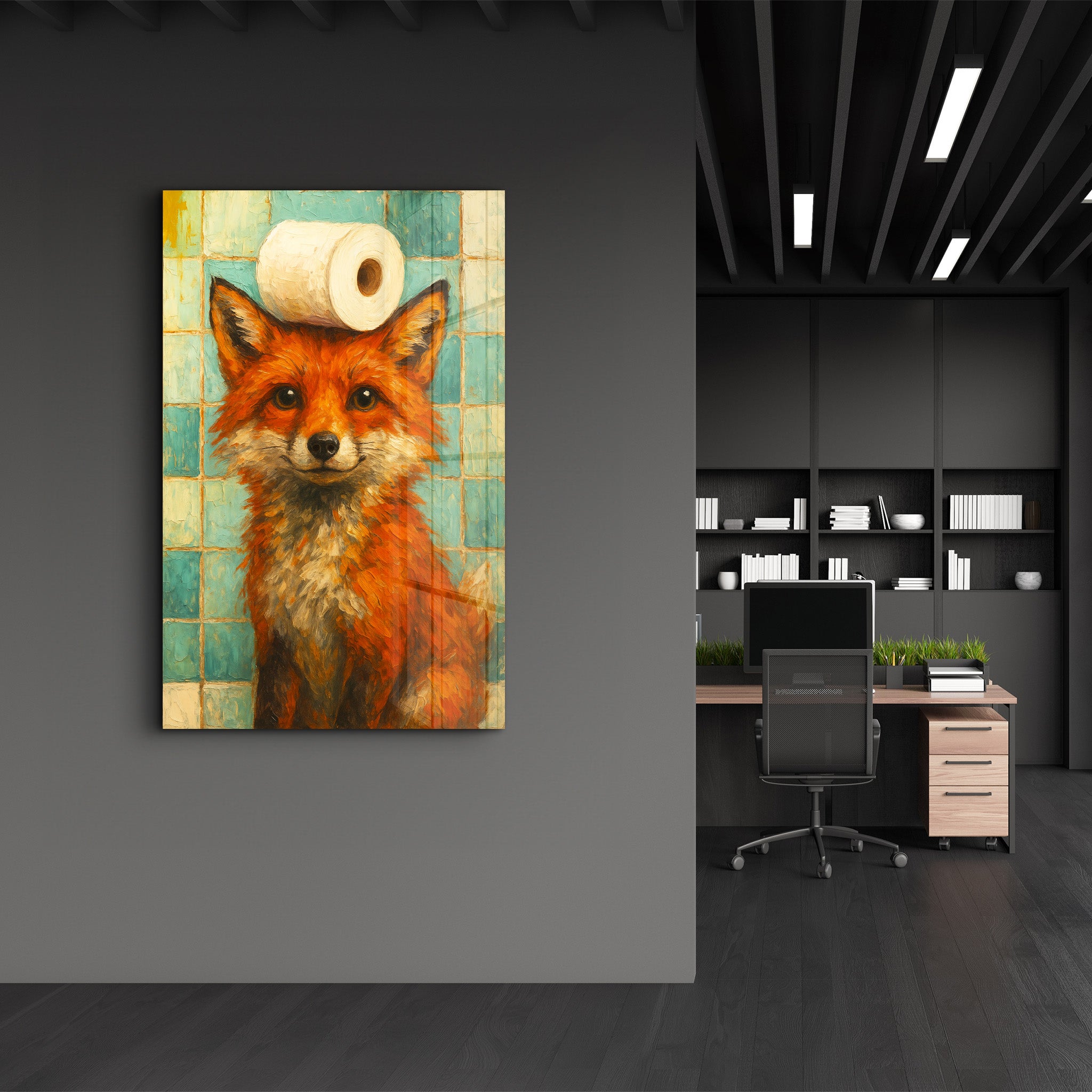 Foxy Fresh – Glass Wall Art