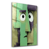 Faces of Feeling - Glass Wall Art