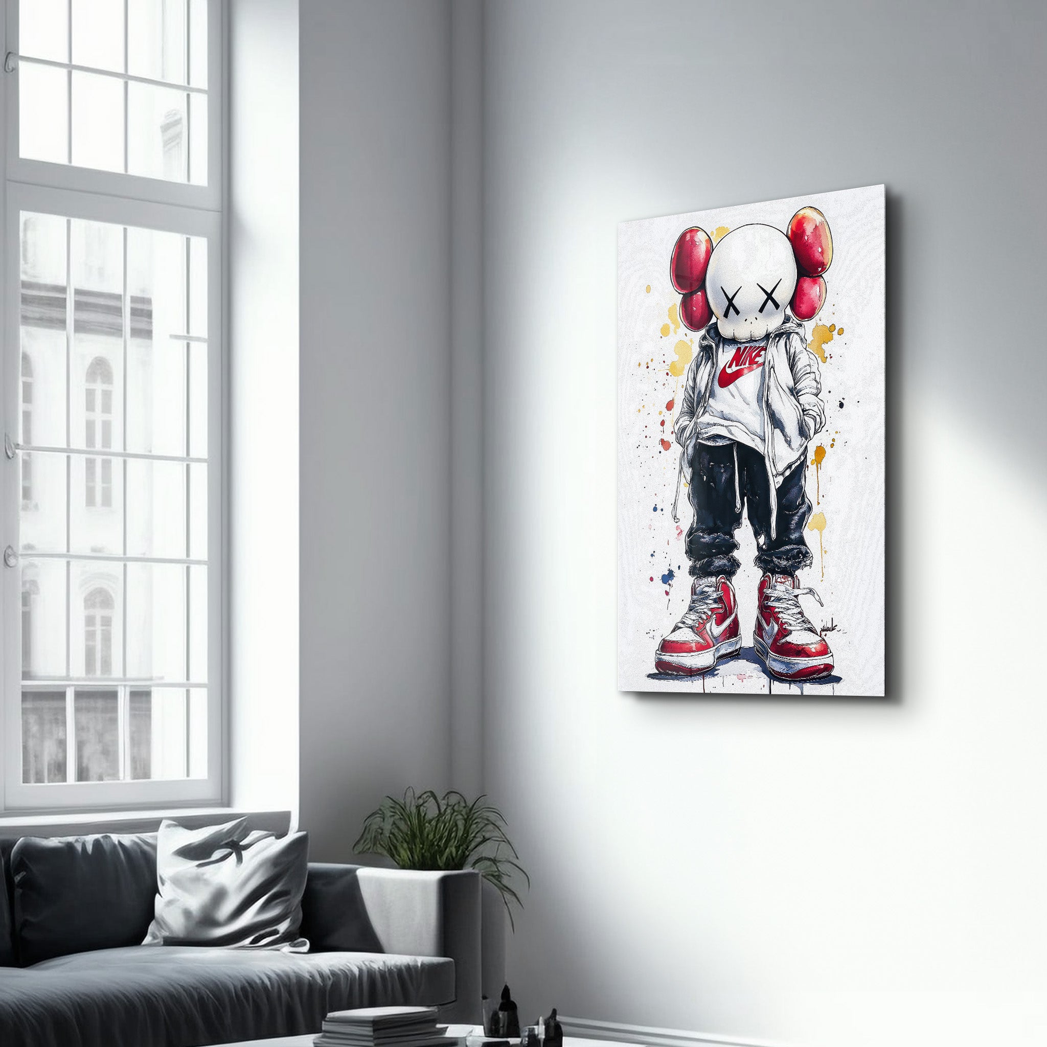 Hypebeast Companion - Glass Wall Art