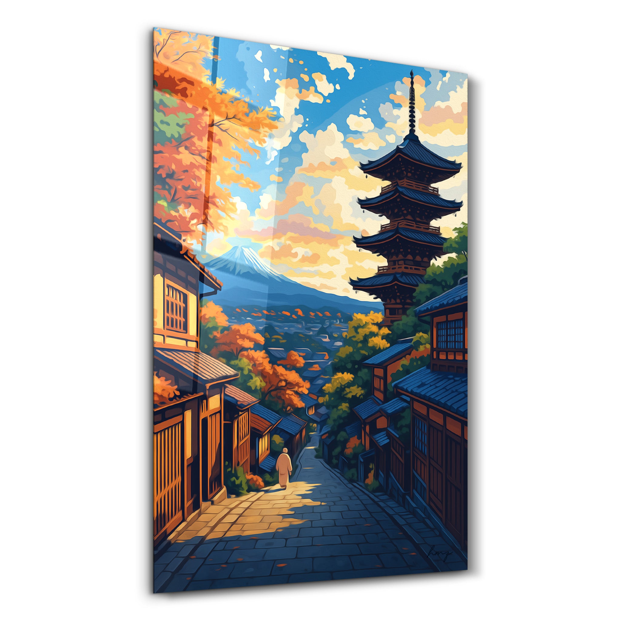 Kyoto Serenity – Glass Wall Art by HMZ
