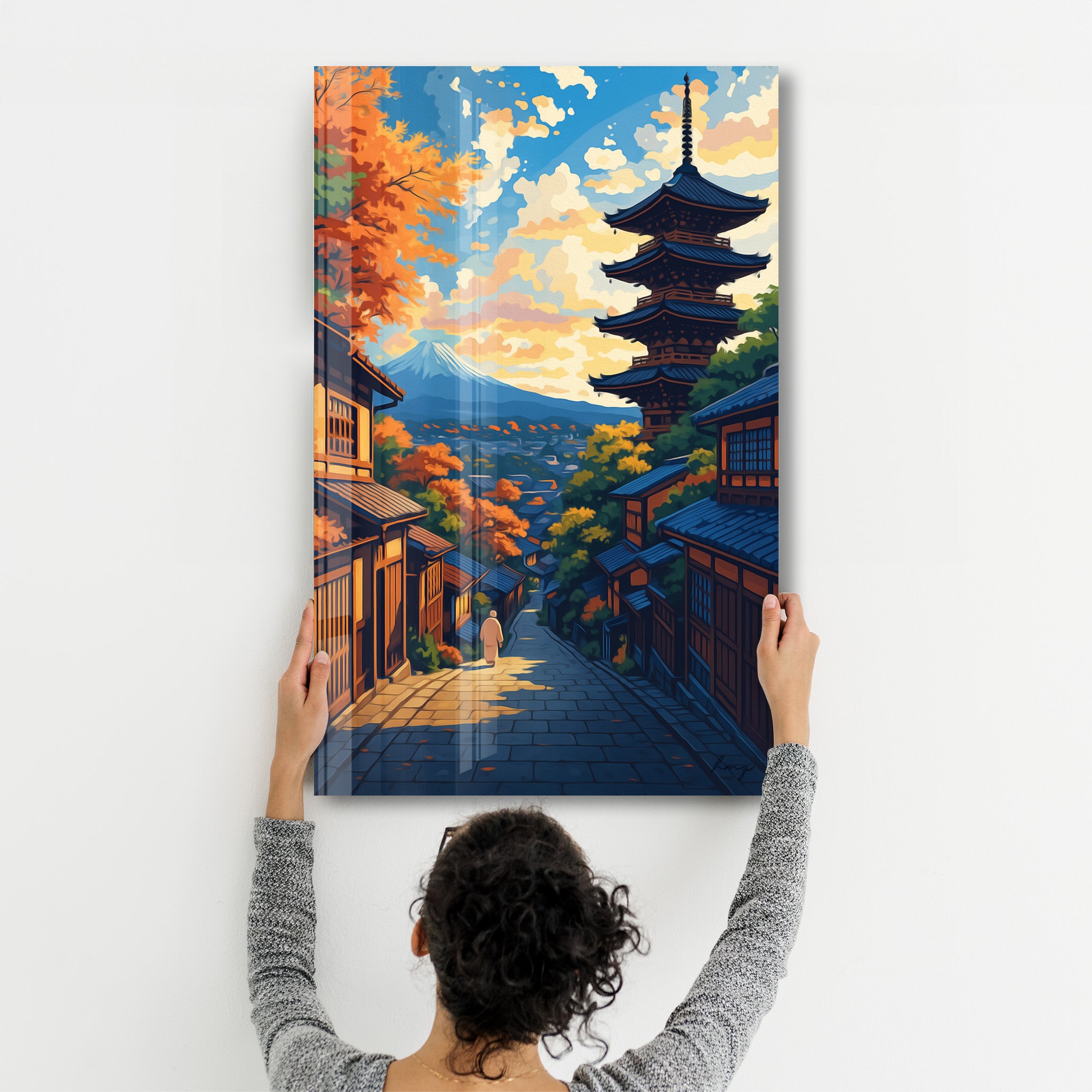 Kyoto Serenity – Glass Wall Art by HMZ