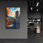 Kyoto Serenity – Glass Wall Art by HMZ
