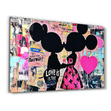 Love Is the Answer - Glass Wall Art