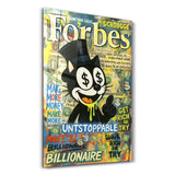 Make More Money - Billionaire Ambition Glass Wall Art