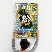 Make More Money - Billionaire Ambition Glass Wall Art