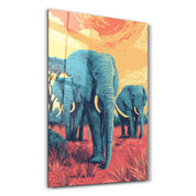 March of the Giants – Glass Wall Art