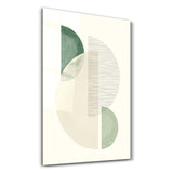 Minimal Balance Abstract Form - Glass Wall Art