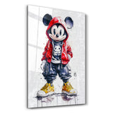 Mischief in the Streets - Glass Wall Art