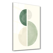 Modern Harmony Circle Composition - Glass Wall Art