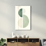 Modern Harmony Circle Composition - Glass Wall Art