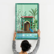Palace Serenity – Glass Wall Art
