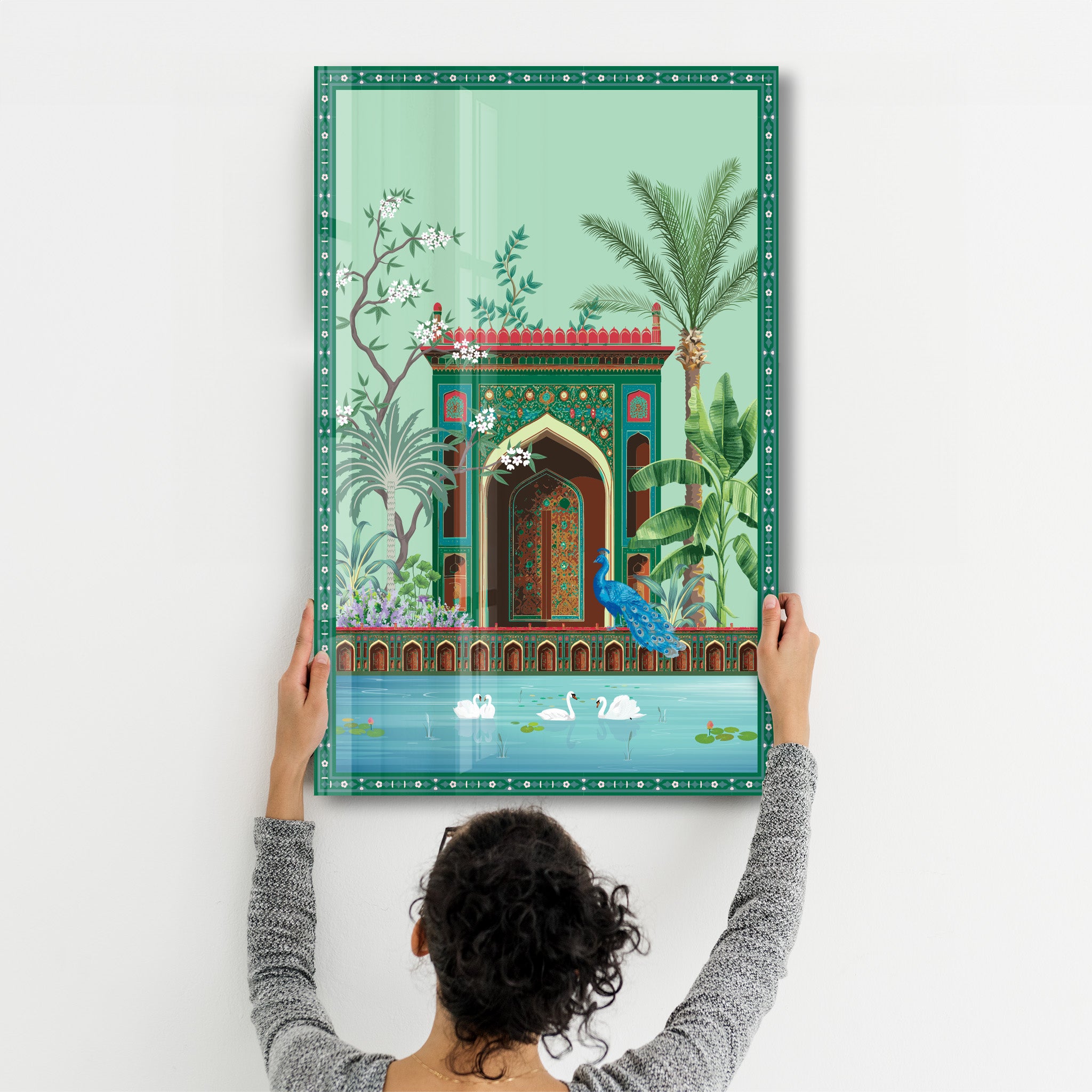 Palace Serenity – Glass Wall Art
