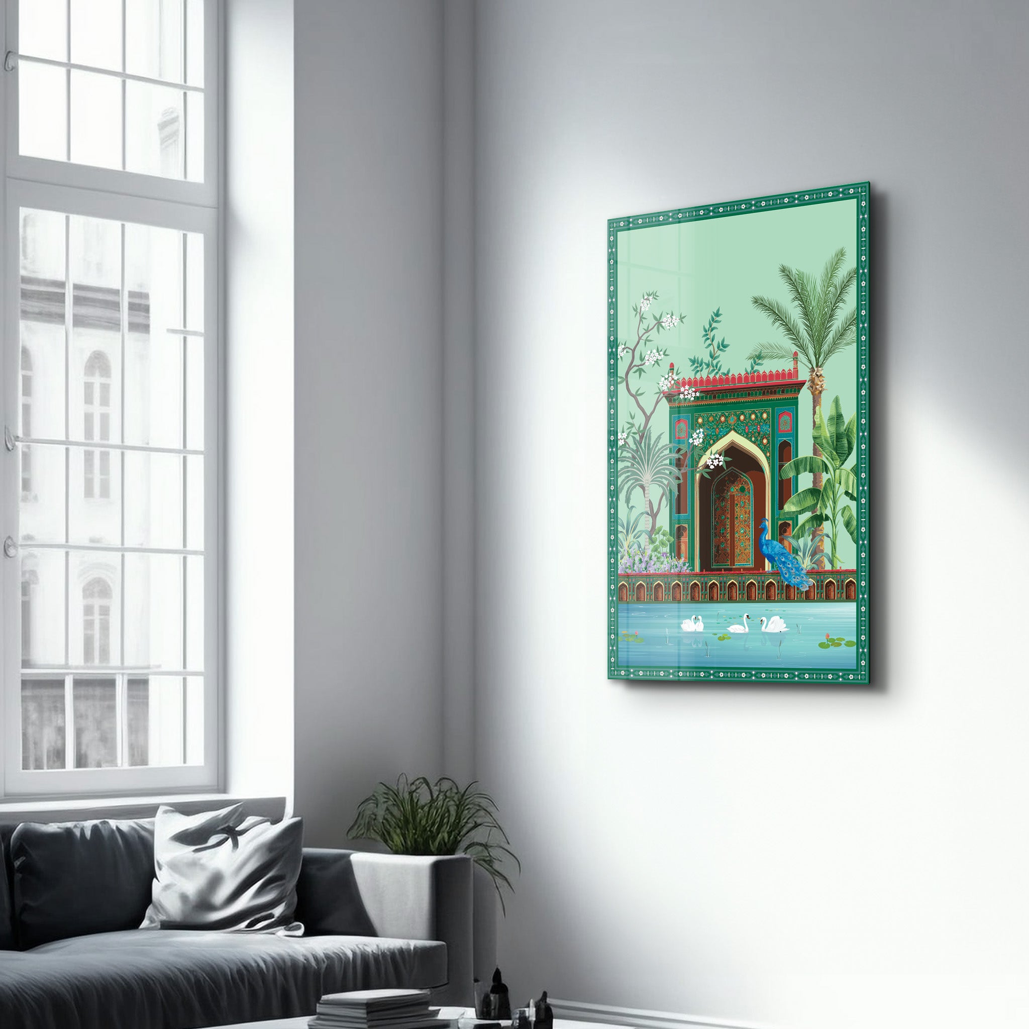 Palace Serenity – Glass Wall Art