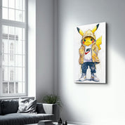 Pika Pika Reloaded - Glass Wall Art