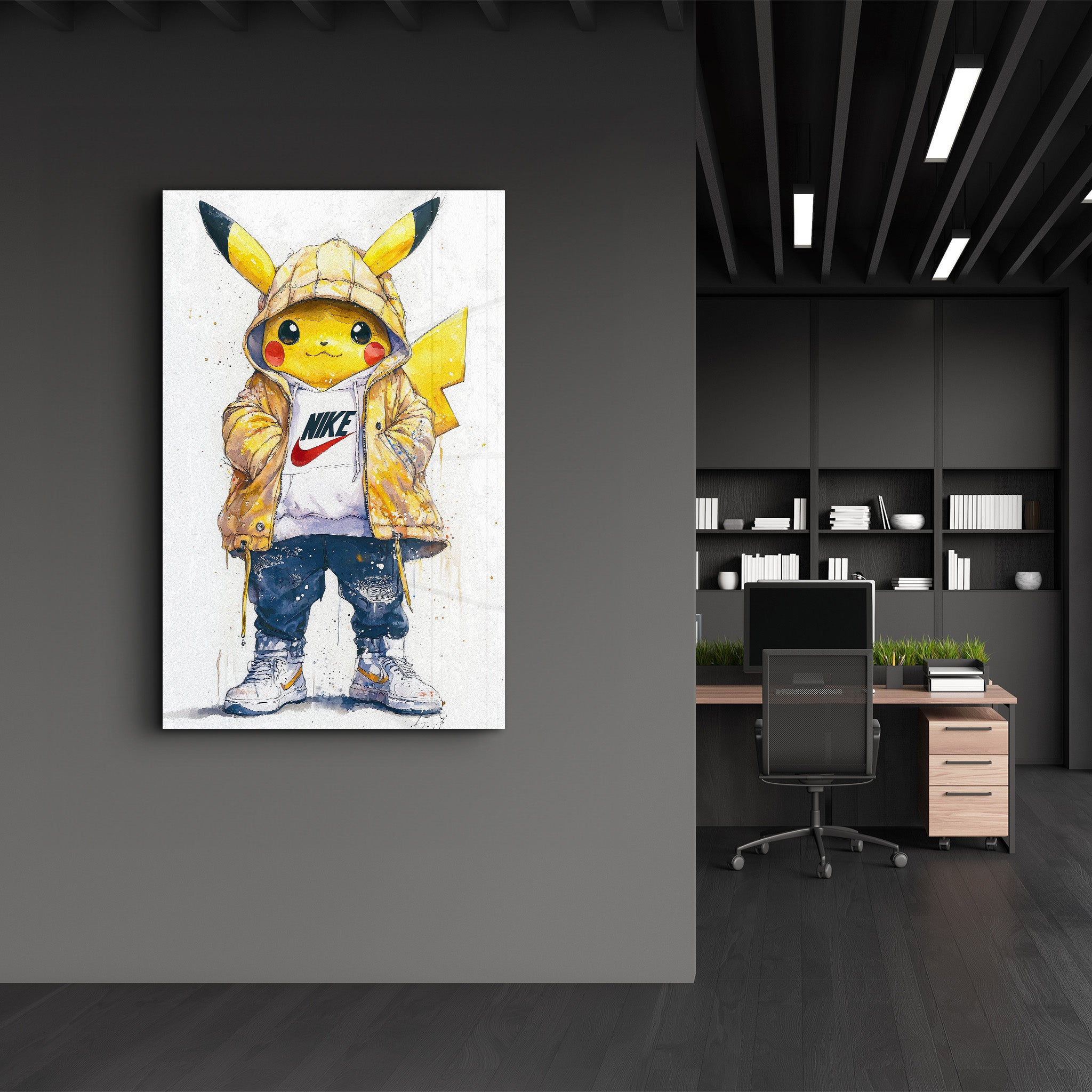 Pika Pika Reloaded - Glass Wall Art