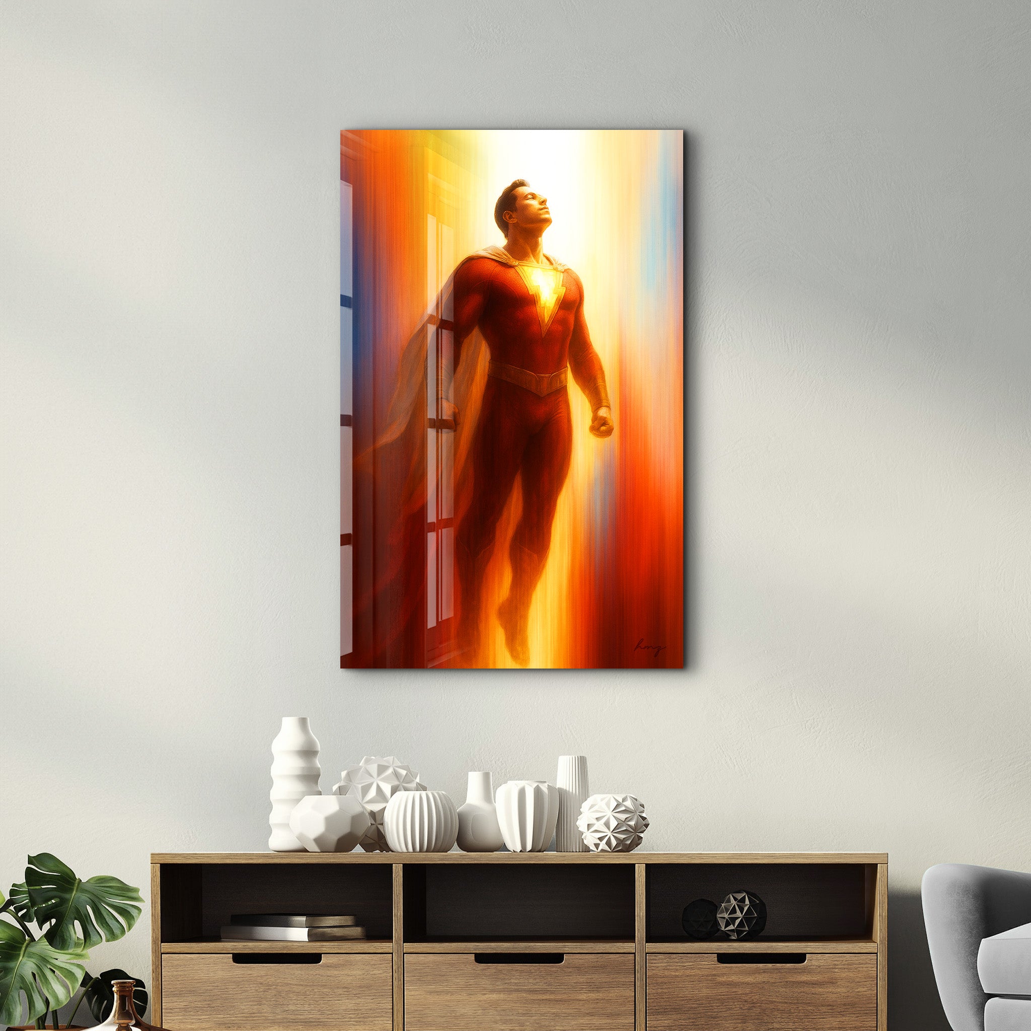 Power of Thunder – Glass Wall Art by HMZ