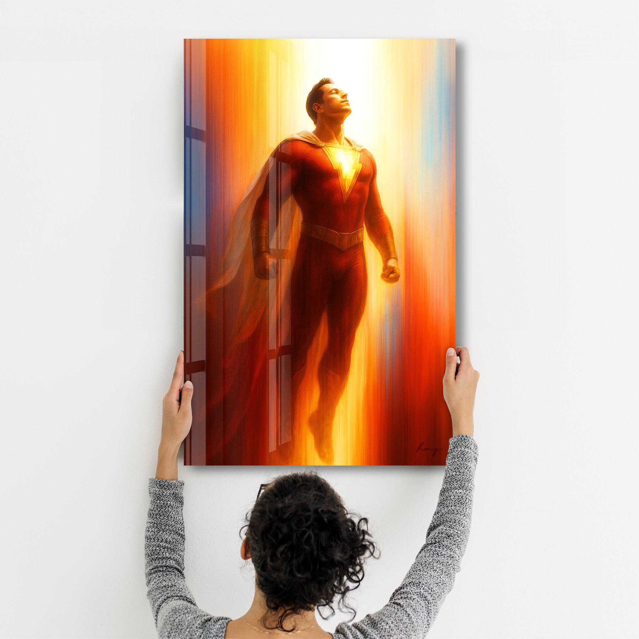 Power of Thunder – Glass Wall Art by HMZ