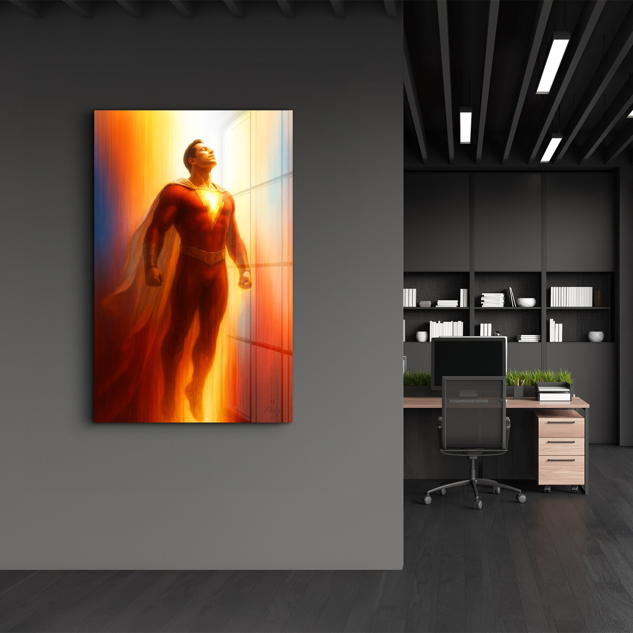 Power of Thunder – Glass Wall Art by HMZ