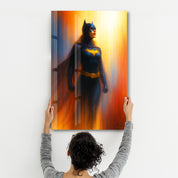 Rise of the Batheart – Glass Wall Art by HMZ