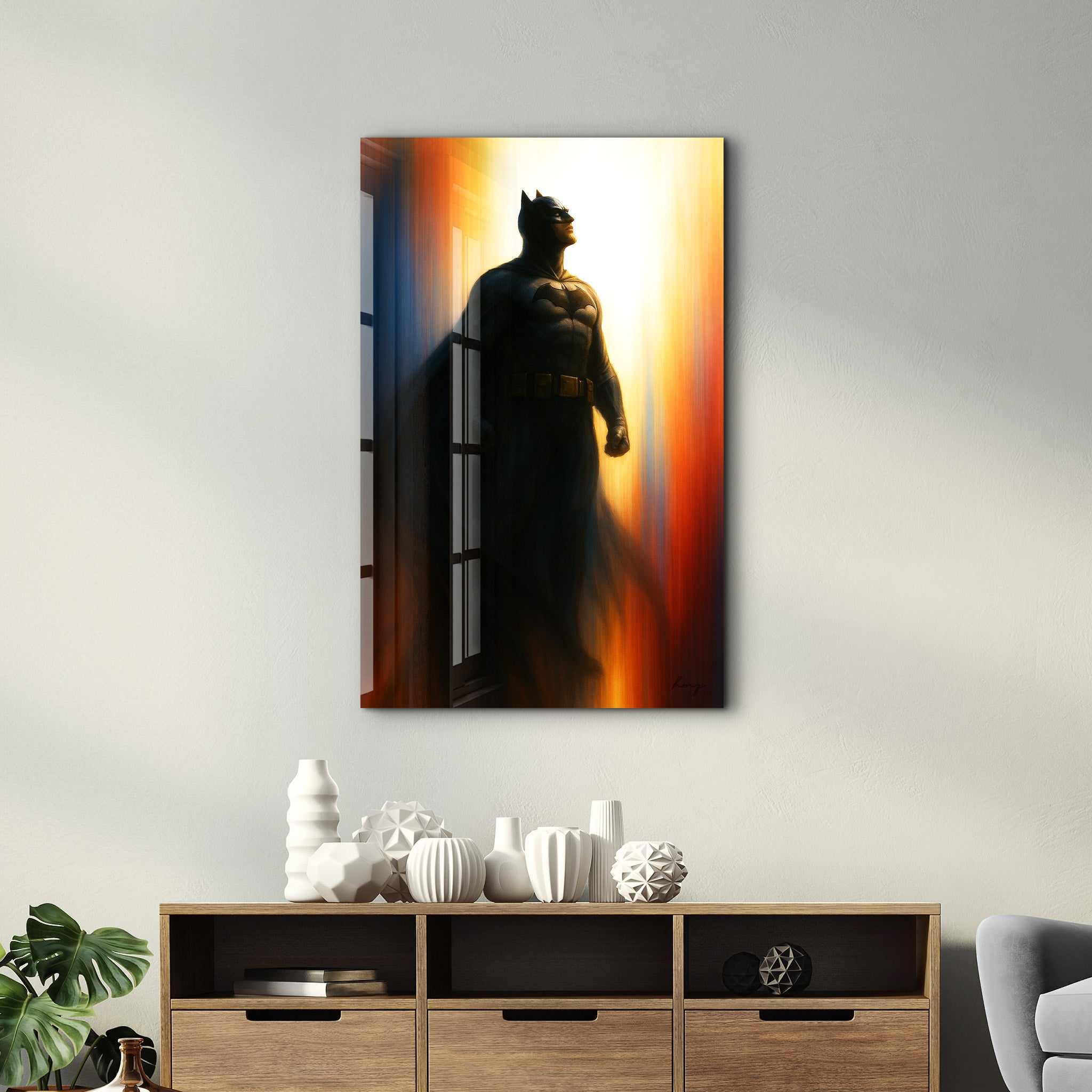 The Bat of Gotham – Glass Wall Art by HMZ
