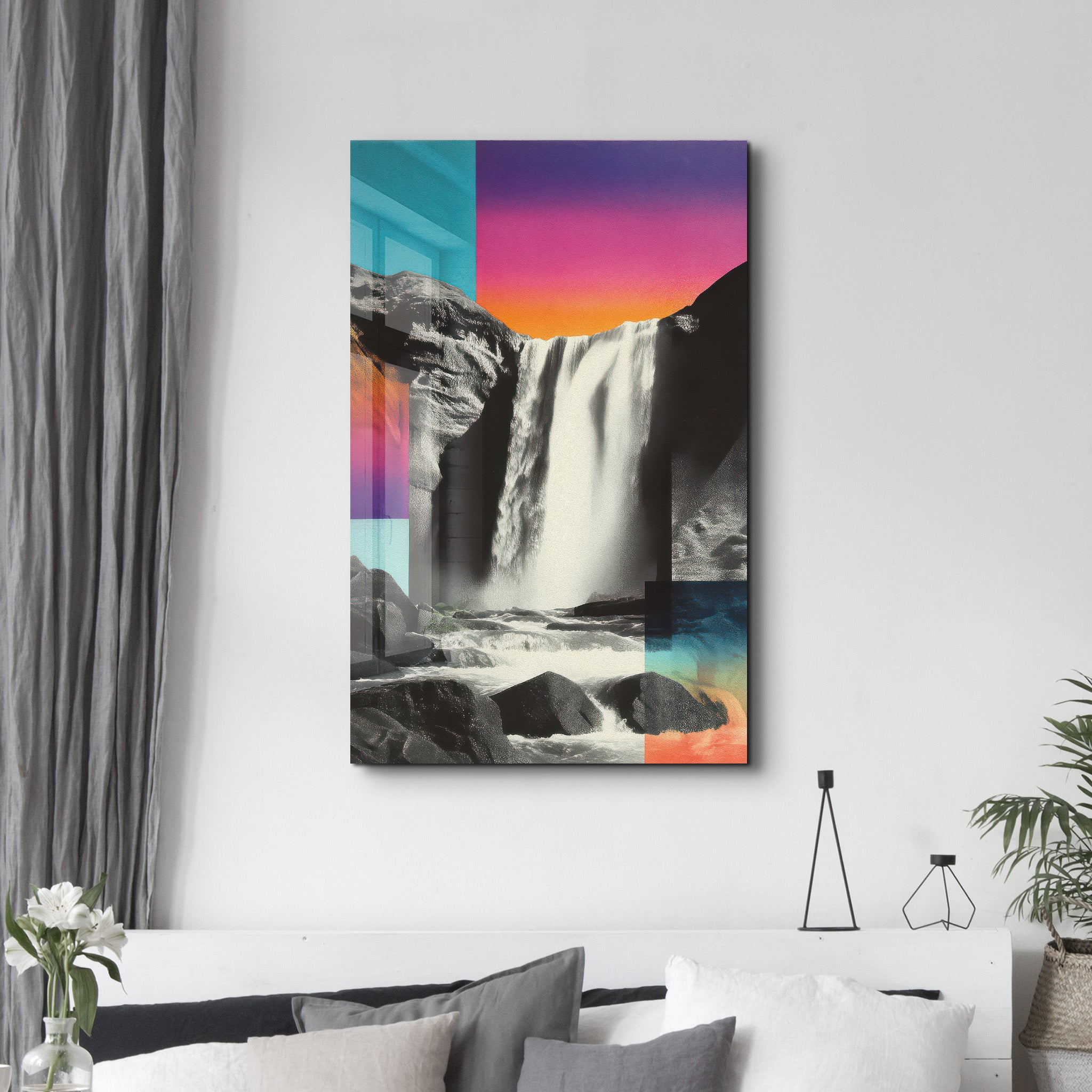 The Cascade Spectrum – Glass Wall Art