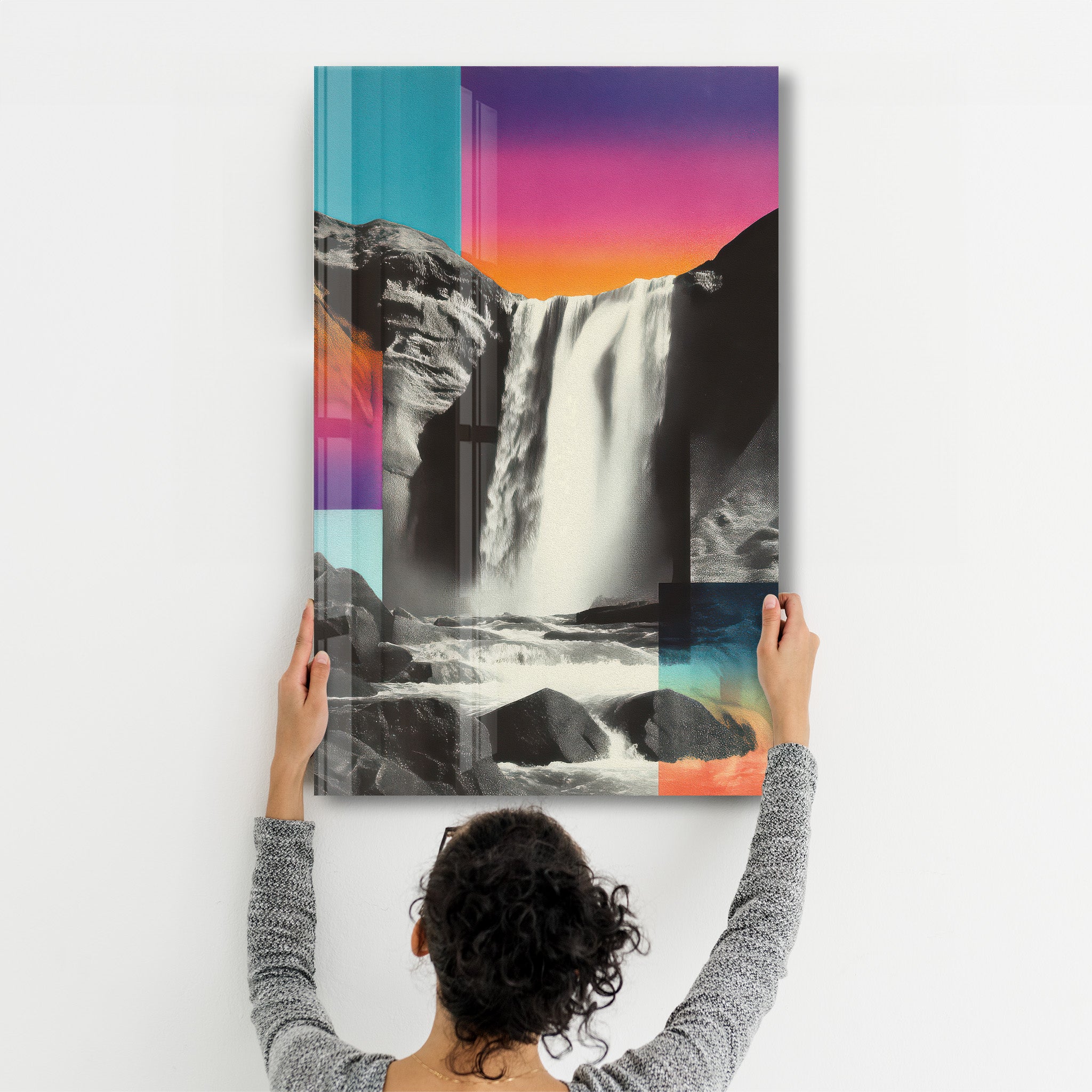 The Cascade Spectrum – Glass Wall Art