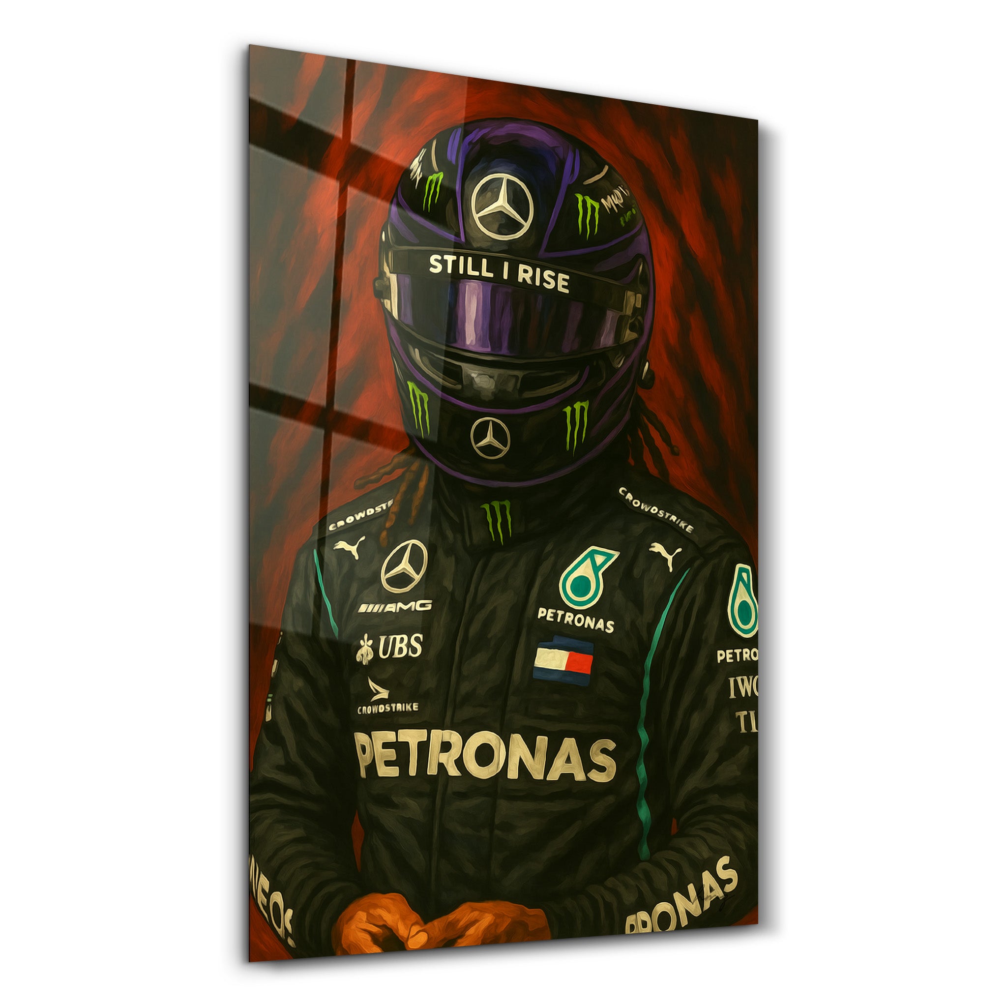 The Champion – Glass Wall Art by HMZ