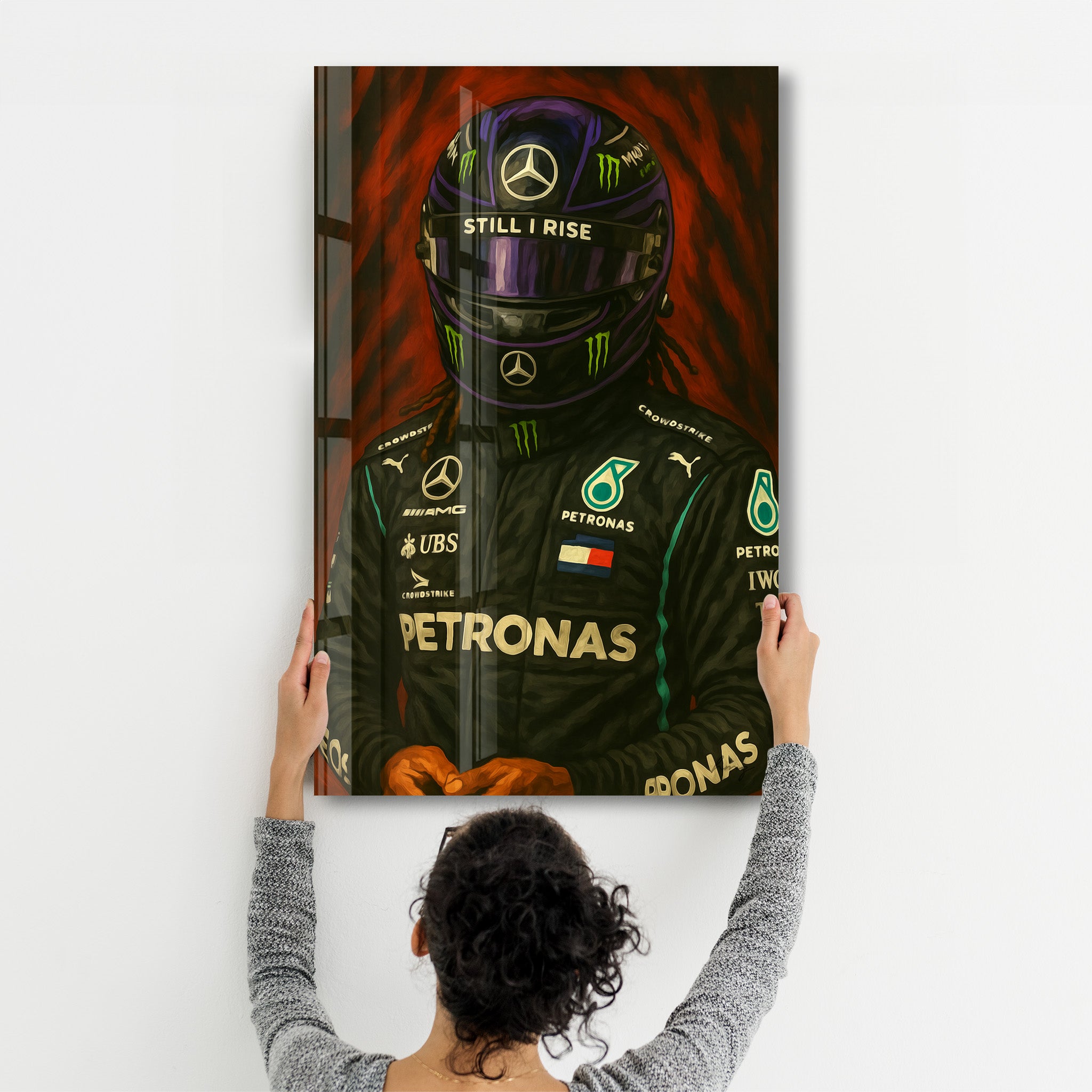 The Champion – Glass Wall Art by HMZ