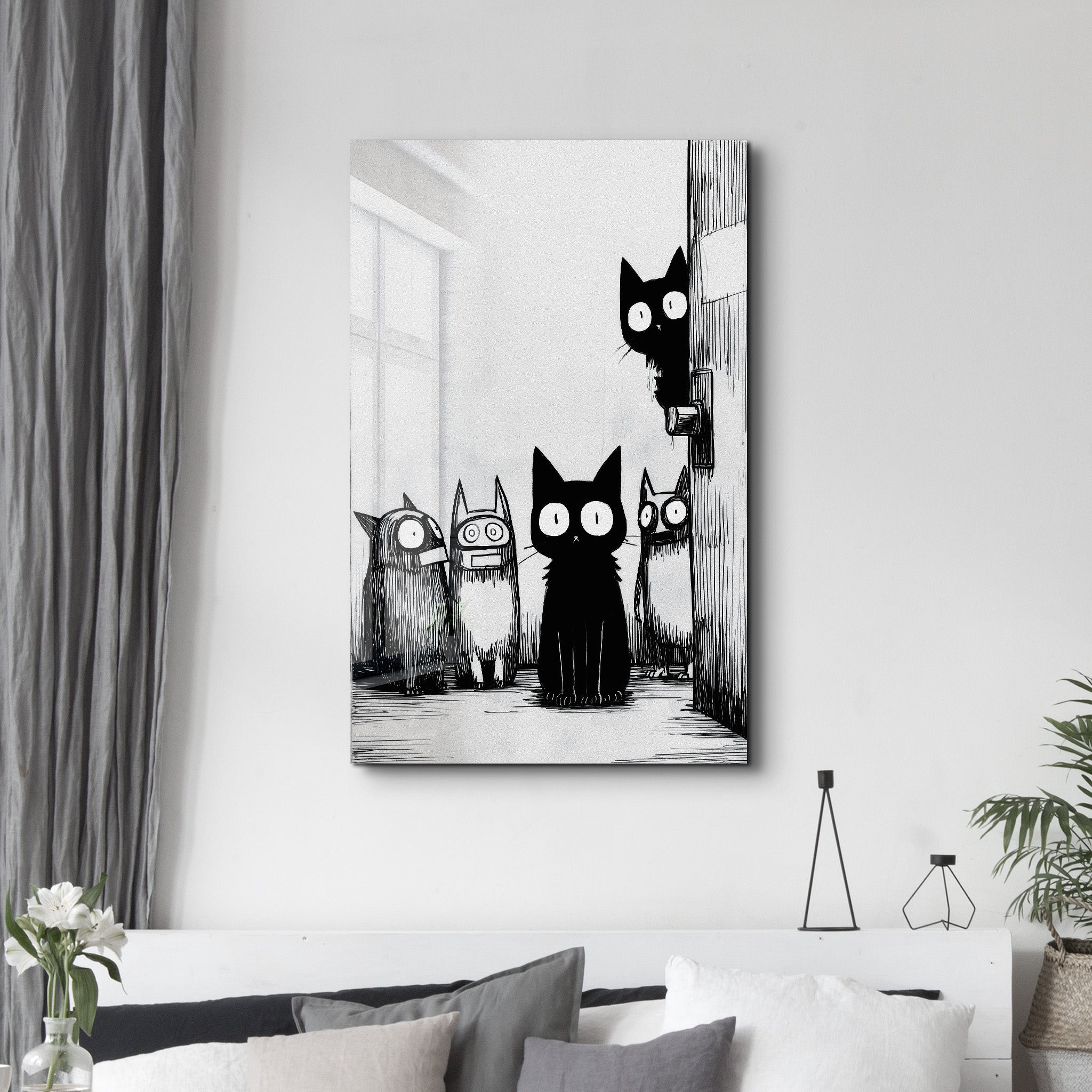 The Curious Gang – Glass Wall Art