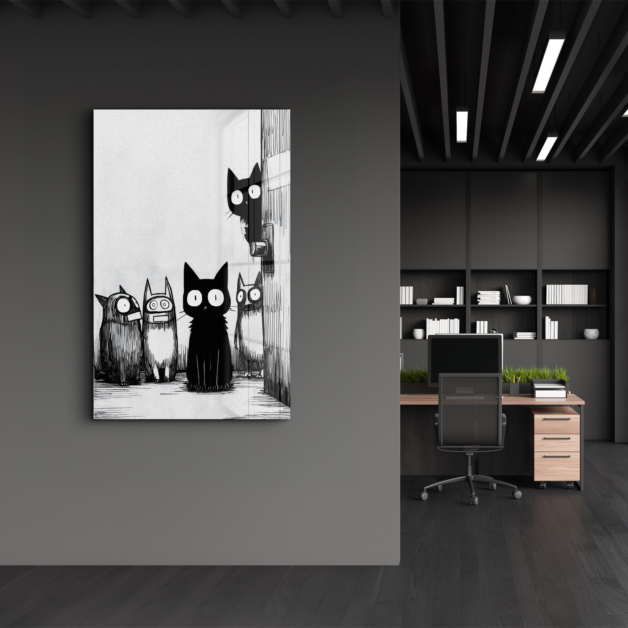 The Curious Gang – Glass Wall Art