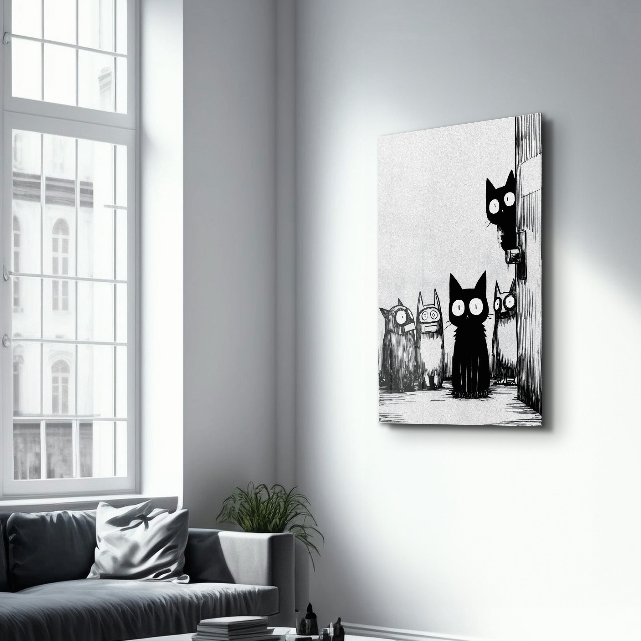 The Curious Gang – Glass Wall Art