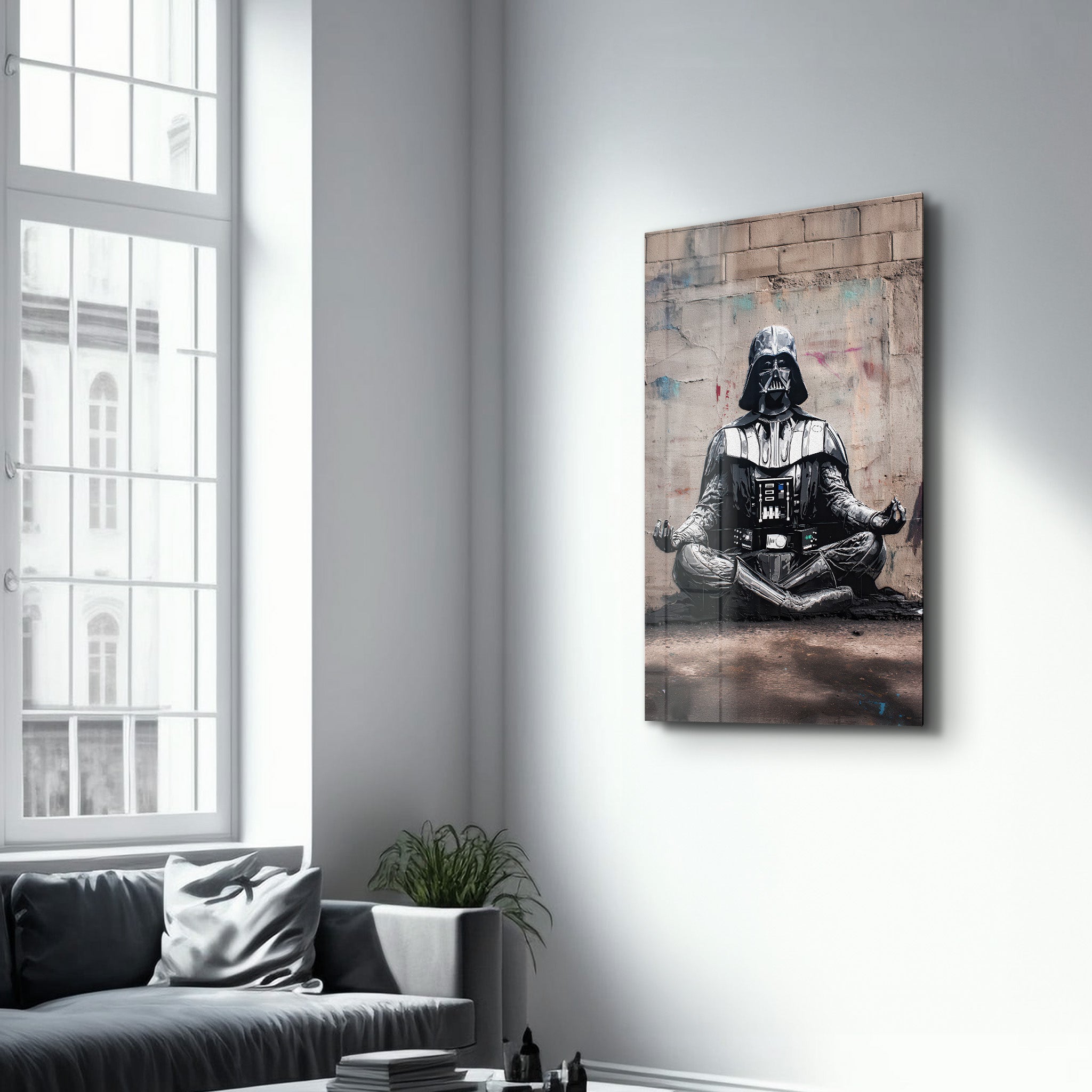 The Dark Side of Zen – Glass Wall Art