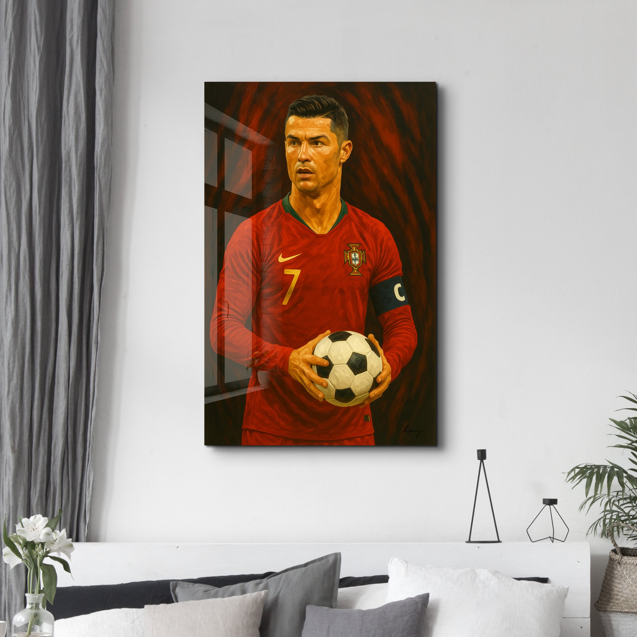 The Finisher – Glass Wall Art by HMZ